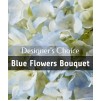 Designer's choice - Blue flowers bouquet