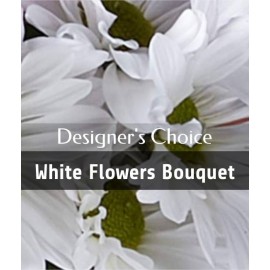 Designer's choice - White flowers bouquet